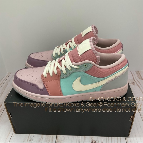AIR JORDAN 1 LOW SE MENS EASTER PASTEL - Picture 3 of 7